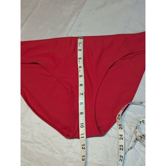 aerie bikini bottom Women's Size XXL Red Swimwear Bottoms NWT 1130 - Picture 9 of 11